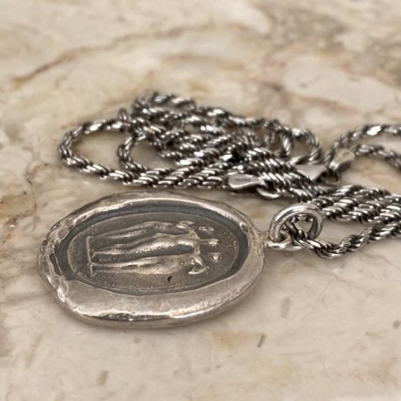 Pyrrha Three Graces Sterling Silver Talisman Necklace - Picture 6 of 10